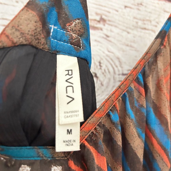RVCA Tribal Print Maxi Dress Sz M - Picture 5 of 10